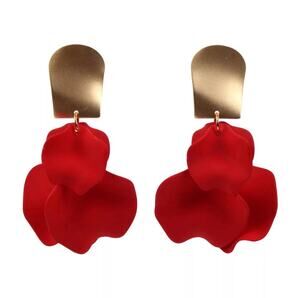 Ava Rose Petal High-Quality Drop Earrings - Not accept offers